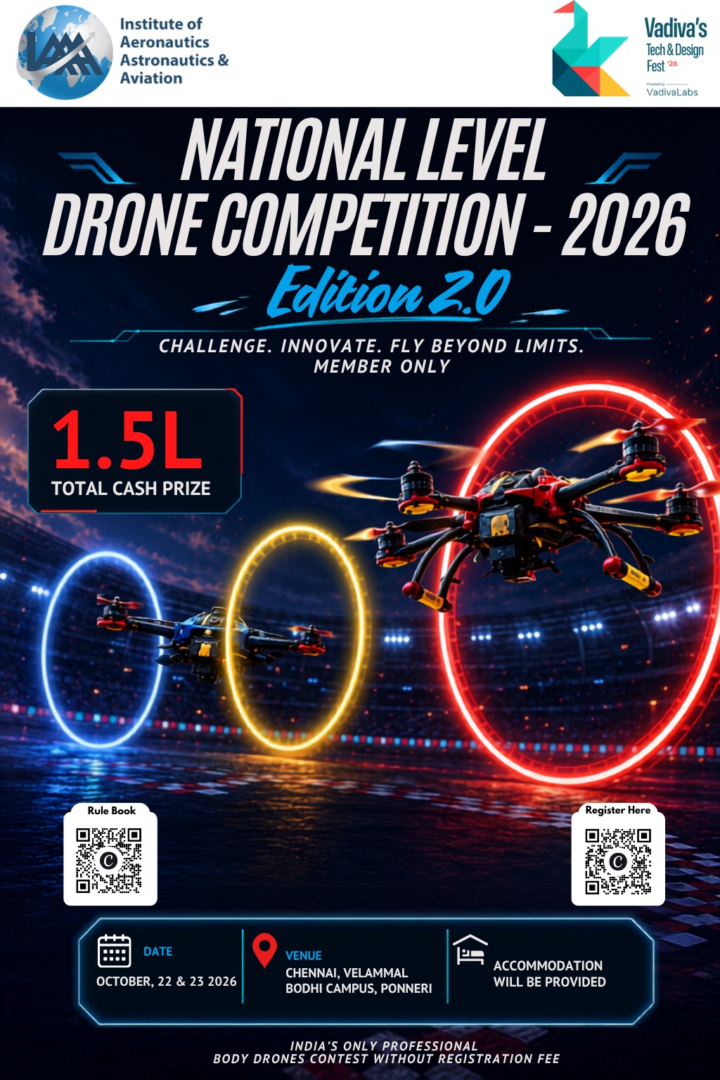 National Level Drone Competition 2026 — Edition 2.0